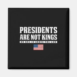 Presidenten Zijn Geen Koningen Usa Vlag Geen Konin Magneet
