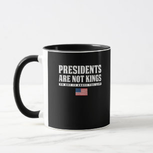 Presidenten zijn geen koningen USA Vlag Geen konin Mok