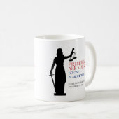 Presidenten zijn niet bekend niemand is boven de w koffiemok (Voorkant rechts)