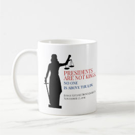 Presidenten zijn niet bekend niemand is boven de w koffiemok