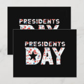 Presidentendag Essentieel Briefkaart (Voorkant / Achterkant)