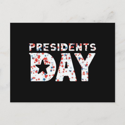 Presidentendag Essentieel Briefkaart (Voorkant)
