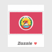 Presidential Flag of Mozambique (1975-1983) Sticker (Vel)