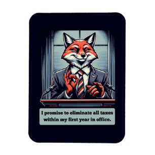 Presidential Fox - Grappig politiek satire dier Magneet