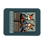 Presidential Fox - Grappig politiek satire dier Magneet (Horizontaal)