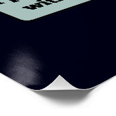 Presidential Fox - Grappig politiek satire dier Perfect Poster (Hoek)