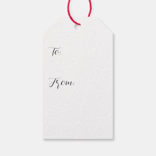 Presidential Gift Label Cadeaulabel (Achterkant)