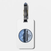 Presidential Range New Hampshire Camping Bagagelabel (Achterkant verticaal)