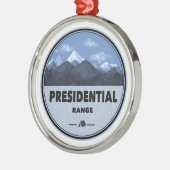Presidential Range New Hampshire Camping Metalen Ornament (Links)