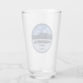 Presidential Range New Hampshire Kamperen Glas (Achterkant)