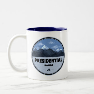 Presidential Range New Hampshire Kamperen Tweekleurige Koffiemok