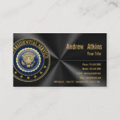 Presidential Service Badge [PSB] Speciale editie Visitekaartje (Achterkant)