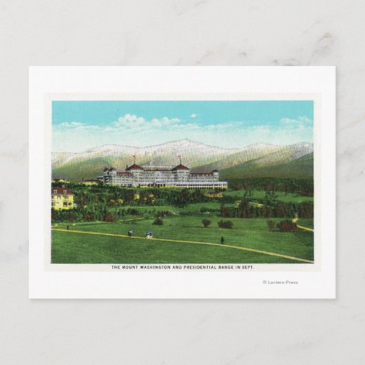 Presidentieel bereik in september briefkaart (Voorkant)