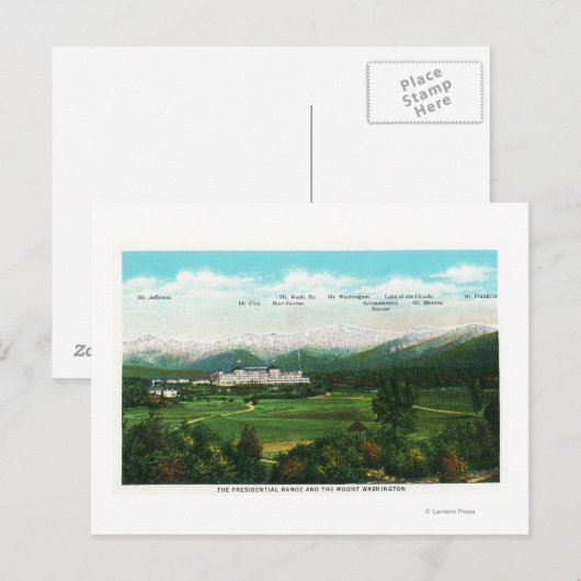 Presidentieel bereik Uitzicht # 3 Briefkaart (Voorkant / Achterkant)