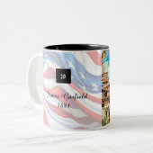 Presidentieel Collectie Tweekleurige Koffiemok (Voorkant links)