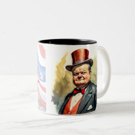 Presidentieel Collectie Tweekleurige Koffiemok