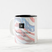 Presidentieel Collectie Tweekleurige Koffiemok (Voorkant links)