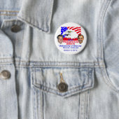 Presidentieel debat ronde button 5,7 cm (In situ)