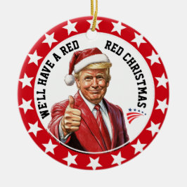 Presidentieel Patriottisch Acryl Ornament