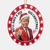 Presidentieel Patriottisch Acryl Ornament (Links)