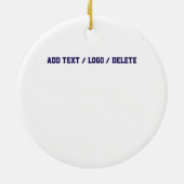 Presidentieel Patriottisch Acryl Ornament (Achterkant)