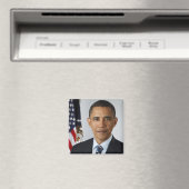 presidentieel portret van Barack Obama Magneet (Insitu (Vaatwasser))