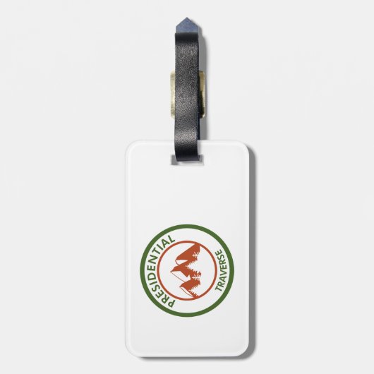 Presidentieel verplaatsen bagagelabel (Achterkant verticaal)