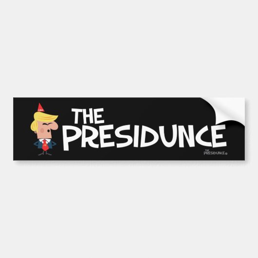 Presidentiële anti-Trump-sticker Bumpersticker (Voorkant)