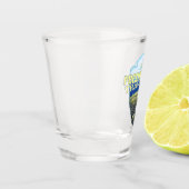 Presidentiële baan (pijlpunt) shot glas (Links)