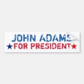 Presidentiële Bumpersticker: John Adams Bumpersticker (Voorkant)