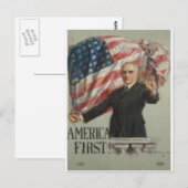 Presidentiële campagne 1920 briefkaart (Voorkant / Achterkant)