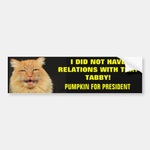 Presidentiële Campagne Slogan Bumpersticker
