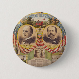 Presidentiële campagne van de  Republikeinse Part Ronde Button 5,7 Cm