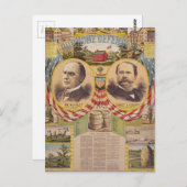 Presidentiële campagne van de  Republikeinse Parti Briefkaart (Voorkant / Achterkant)