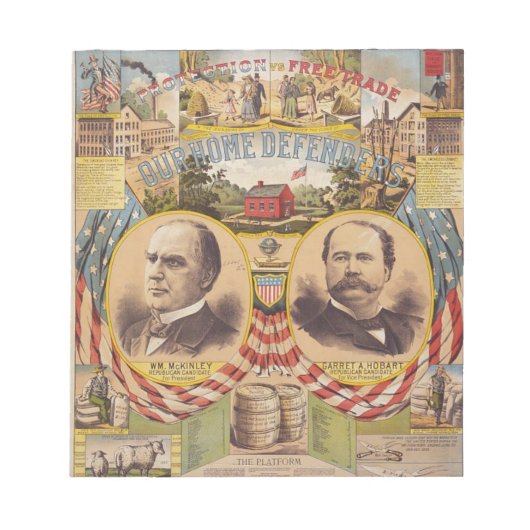 Presidentiële campagne van de  Republikeinse Parti Notitieblok (Voorkant)