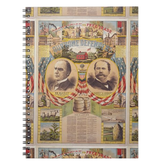 Presidentiële campagne van de  Republikeinse Parti Notitieboek (Voorkant)