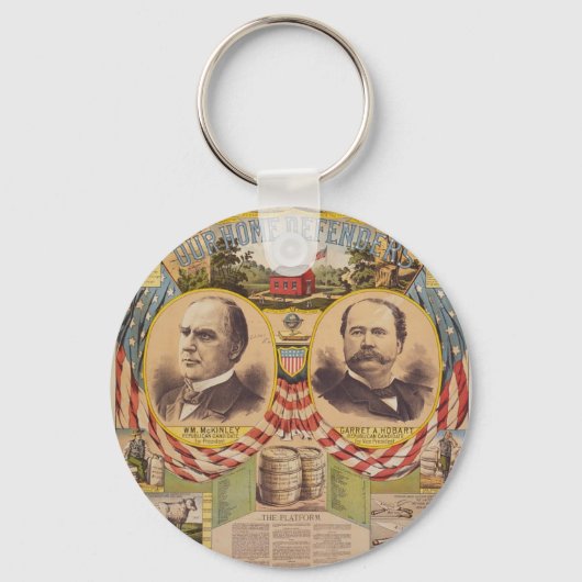 Presidentiële campagne van de  Republikeinse Parti Sleutelhanger (Voorkant)