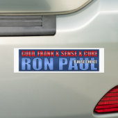 Presidentiële campagne van Ron Paul 2012 Bumpersticker (Op auto)