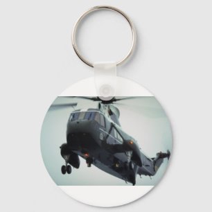 Presidentiële helikopter die aankomt bij Pointe D Sleutelhanger