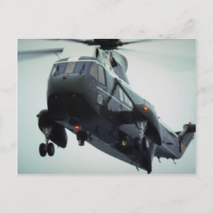 Presidentiële helikopter die aankomt bij Pointe Du Briefkaart