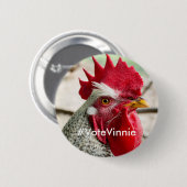 Presidentiële kandidaat-Button Vinnie Campaign Ronde Button 5,7 Cm (Voorkant /achterkant)