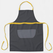 Presidentiële kandidaat-restaurantkostuum schort (Voorkant)