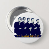 Presidentiële kandidaten 2016 ronde button 7,6 cm (Voorkant /achterkant)