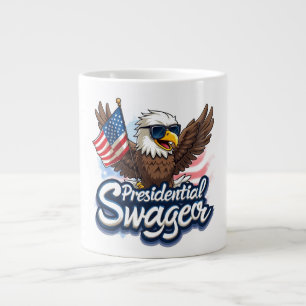presidentiële opschepper grote koffiekop