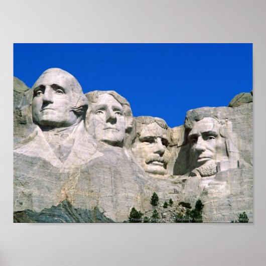 Presidentiële portretten, Mount Rushmore Poster (Voorkant)