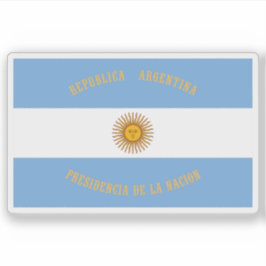 Presidentiële standaard van Argentinië Sticker