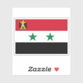 Presidentiële standaard van Egypte (1958-1971) Sticker (Vel)