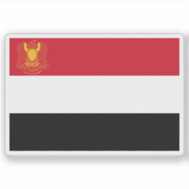 Presidentiële standaard van Egypte (1972-1984) Sticker