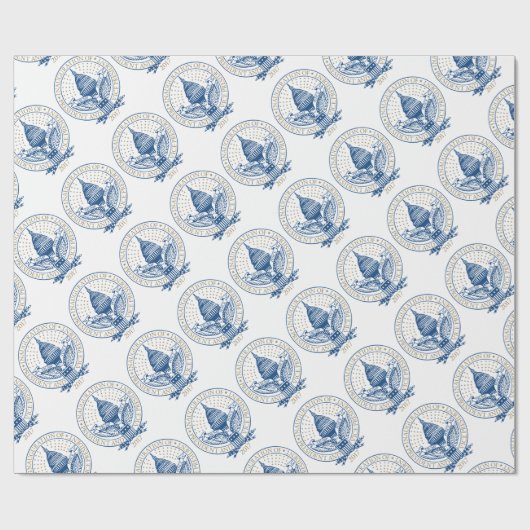 Presidentiële startdatum 2017 cadeaupapier (Vlak)