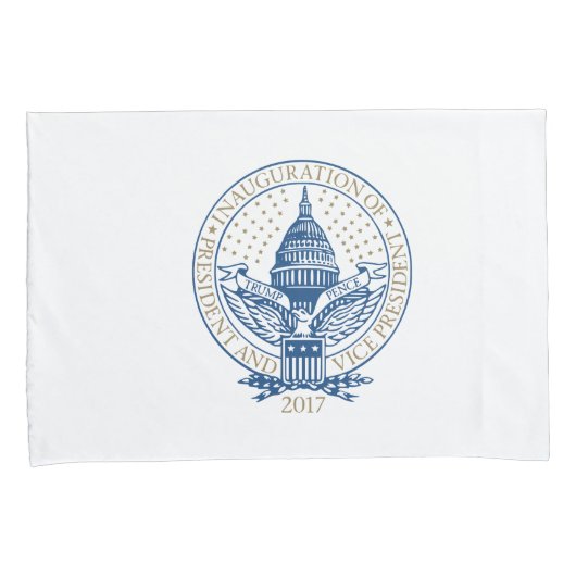 Presidentiële startversie van Trump Pence 2017 Log Kussensloop (Voorkant-Rechts)
